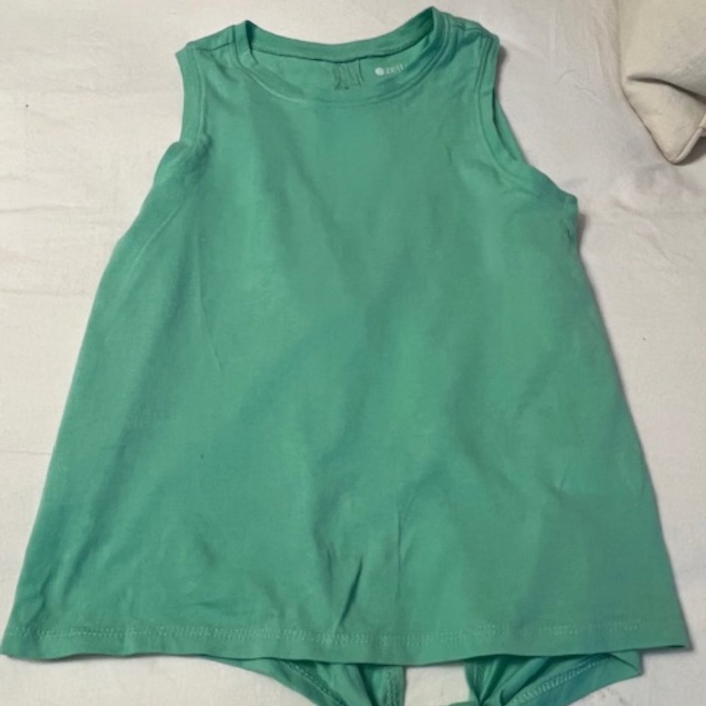 zella girls tie back tank